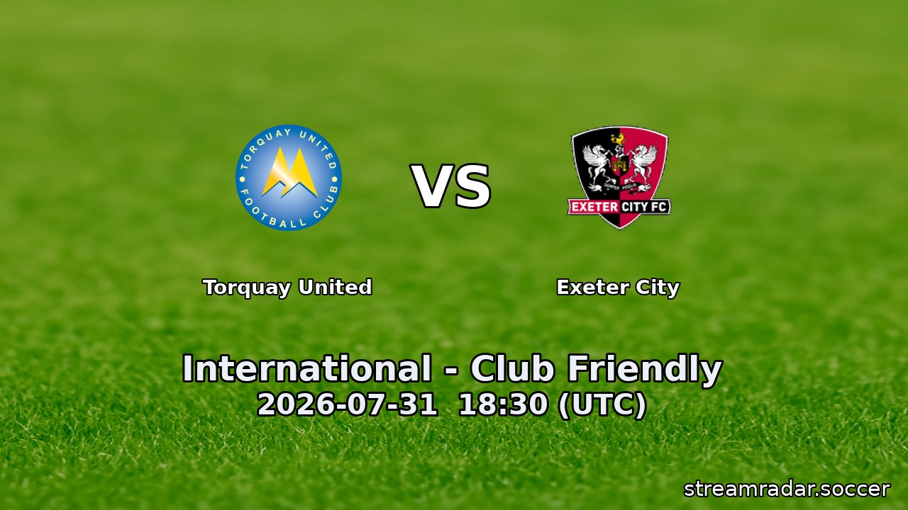 Torquay United vs Exeter City