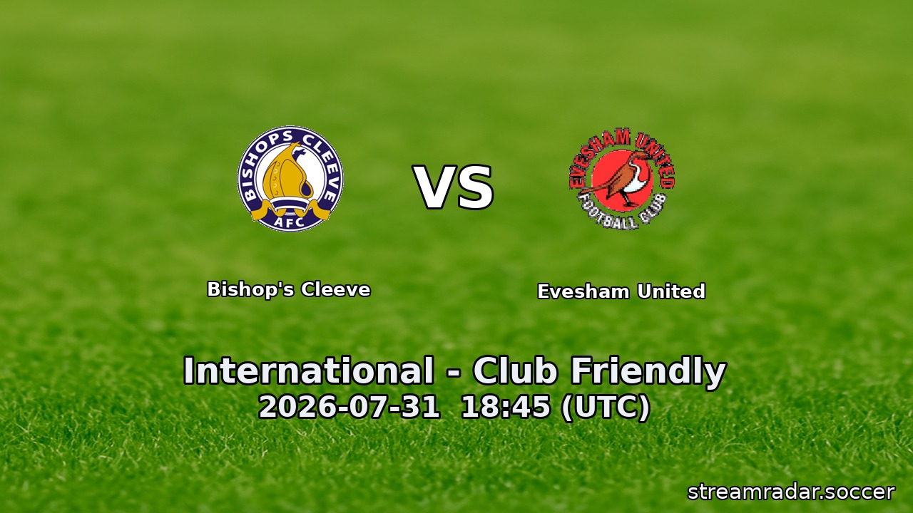 Bishop's Cleeve vs Evesham United