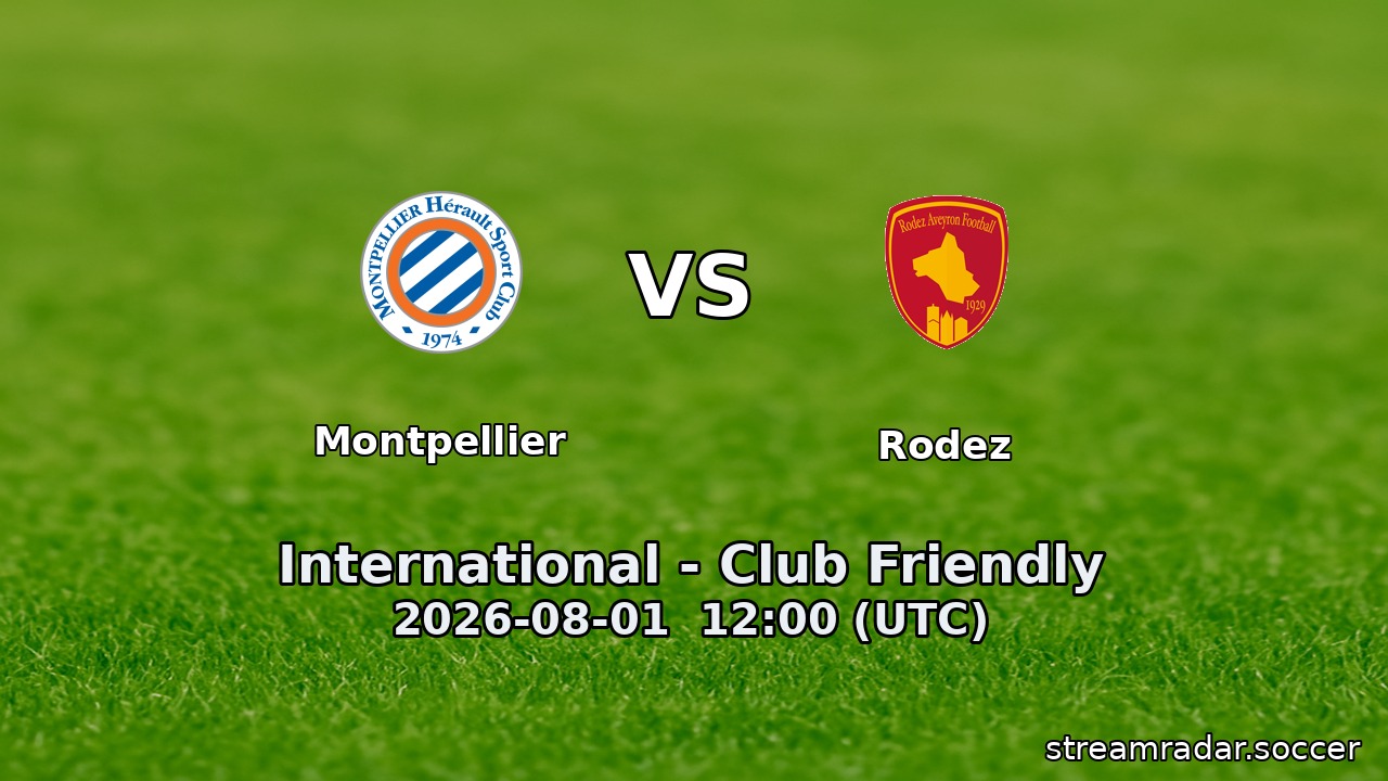 Montpellier vs Rodez