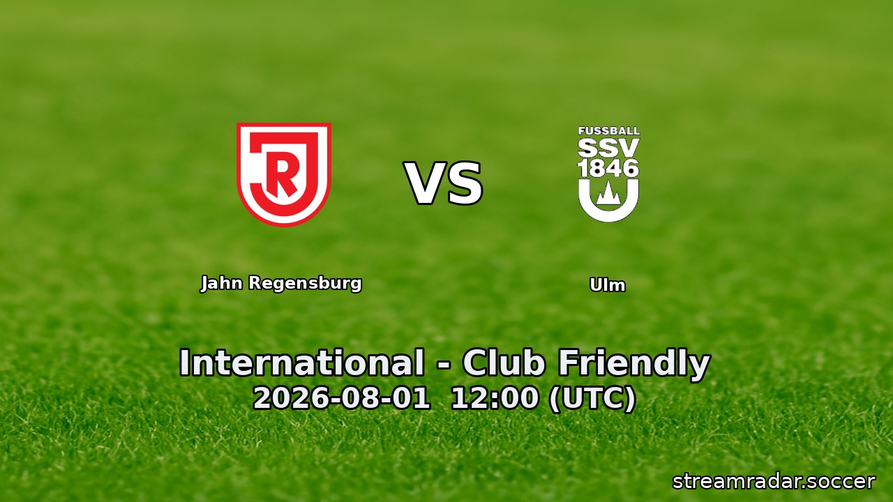 Jahn Regensburg vs Ulm