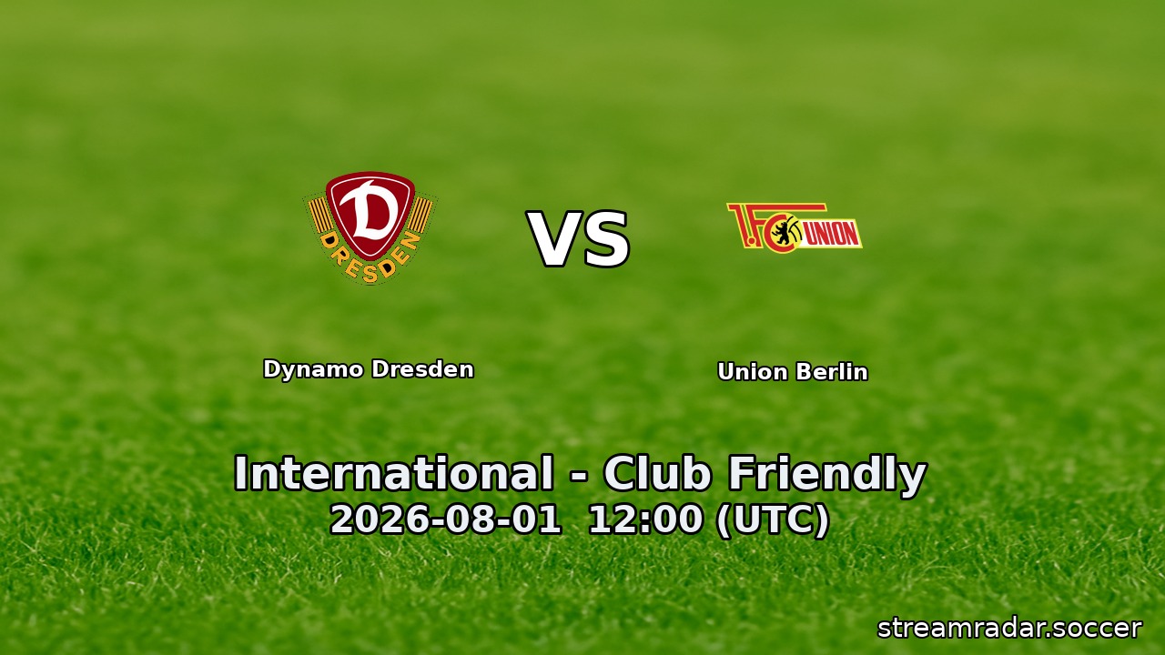 Dynamo Dresden vs Union Berlin