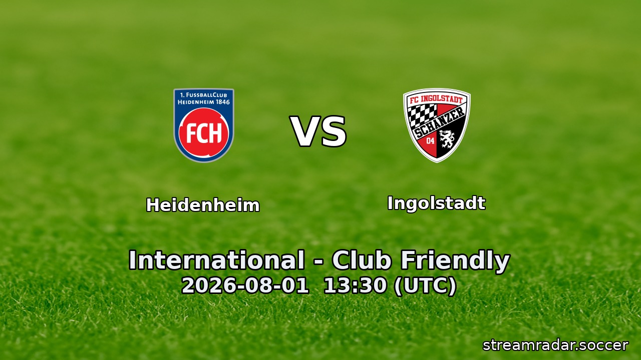 Heidenheim vs Ingolstadt