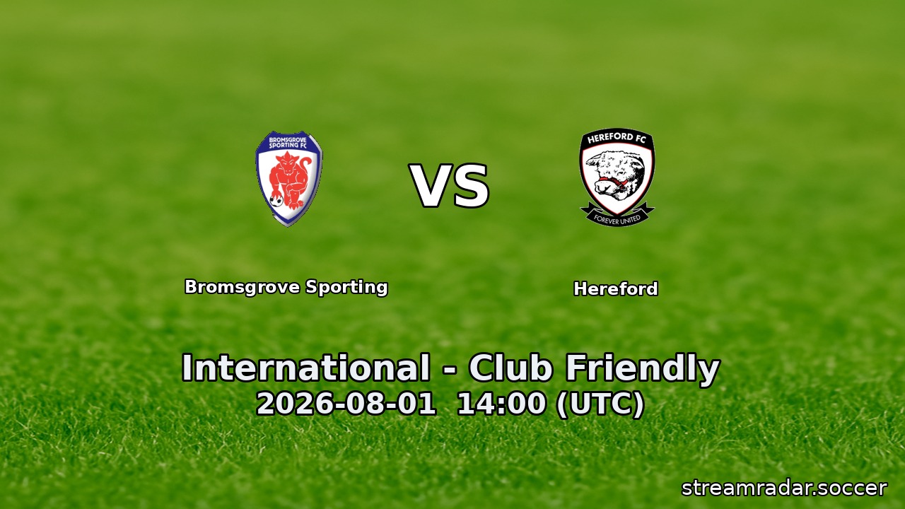 Bromsgrove Sporting vs Hereford
