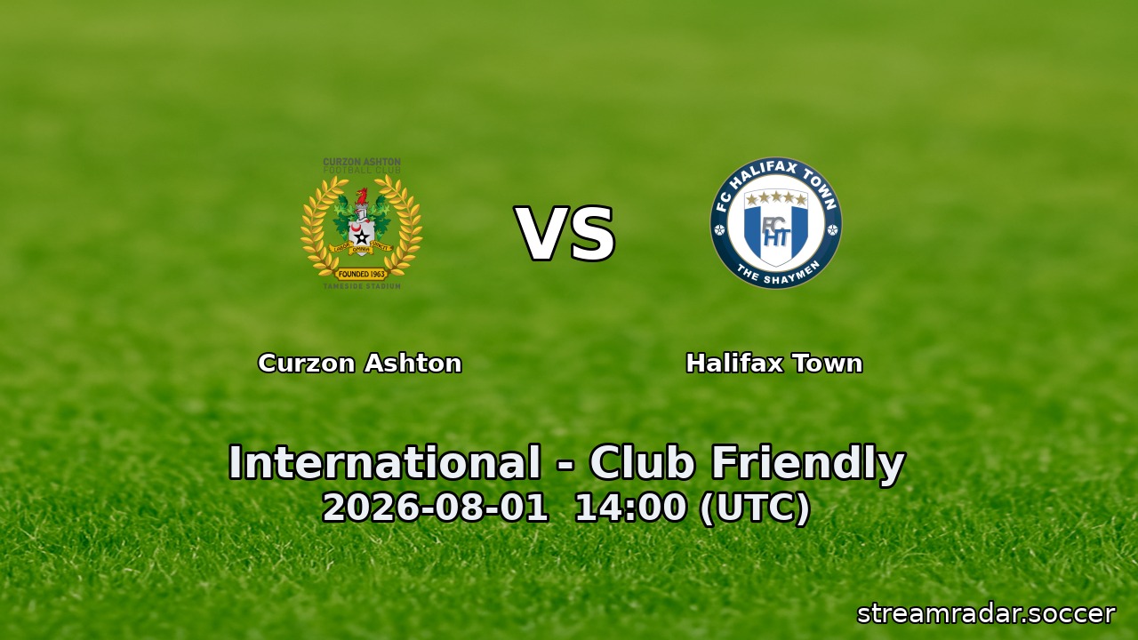 Curzon Ashton vs Halifax Town