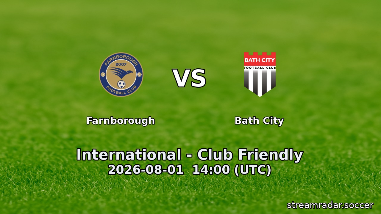 Farnborough vs Bath City