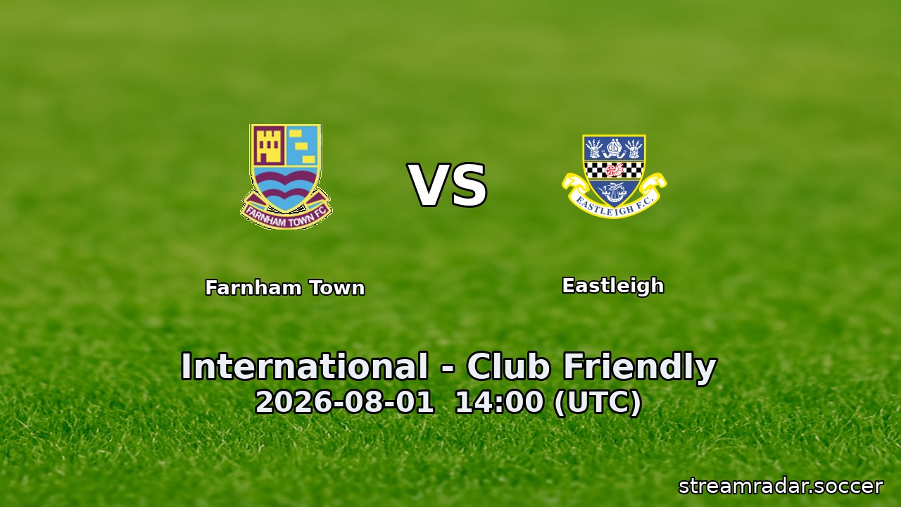 Farnham Town vs Eastleigh