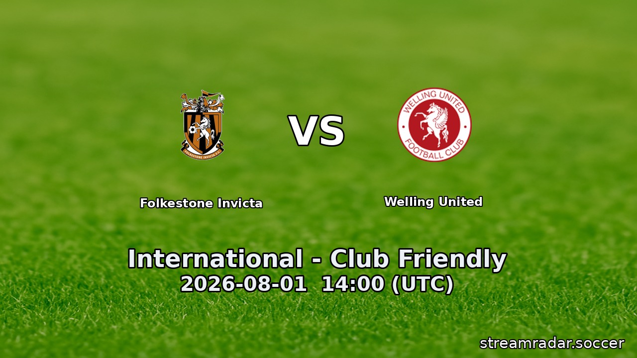 Folkestone Invicta vs Welling United