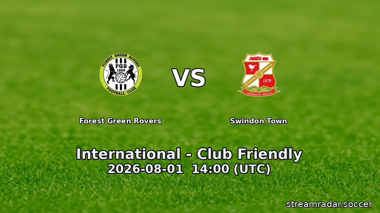 Forest Green Rovers vs Swindon Town