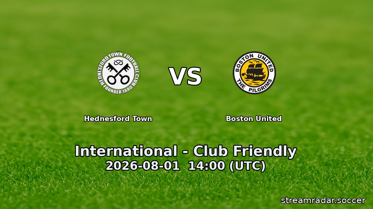 Hednesford Town vs Boston United
