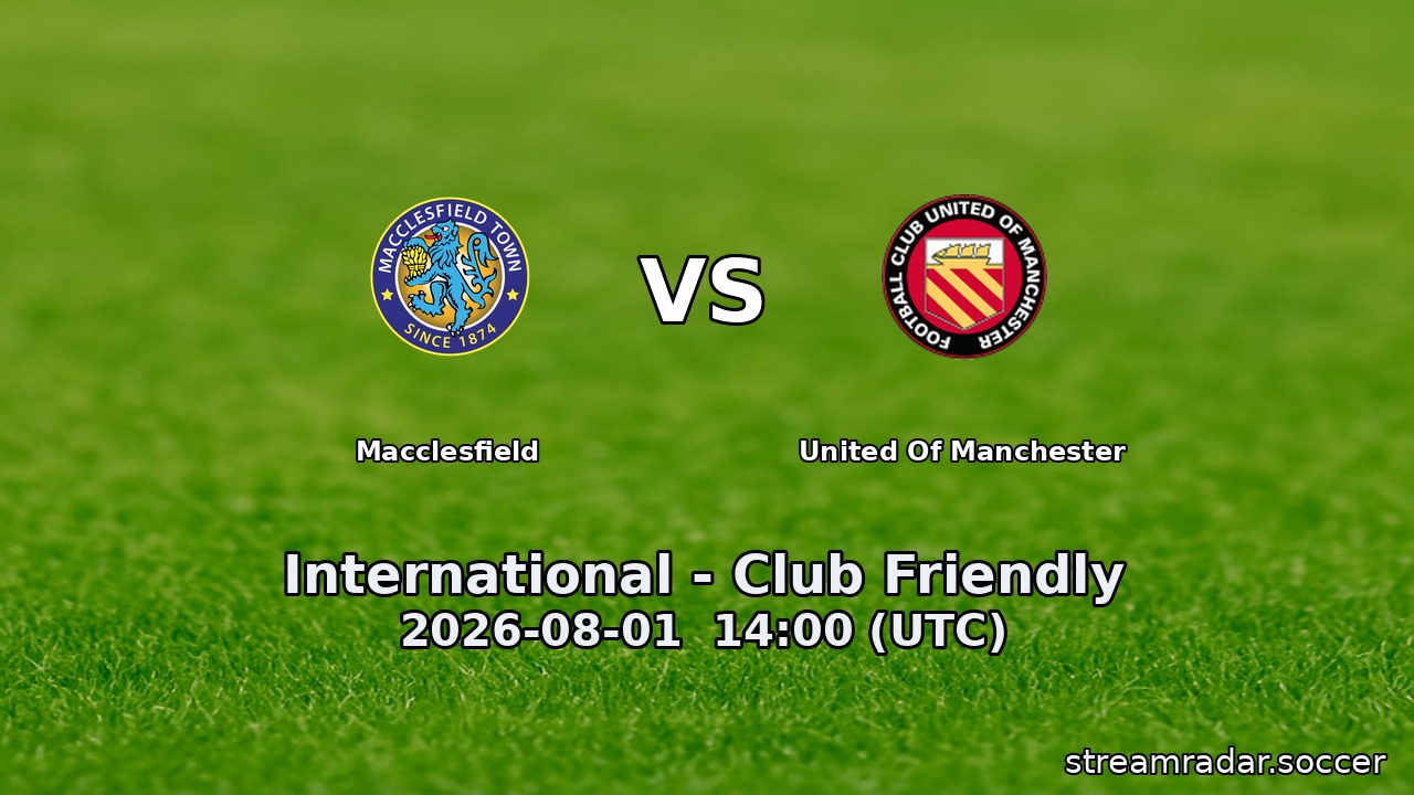 Macclesfield vs United Of Manchester