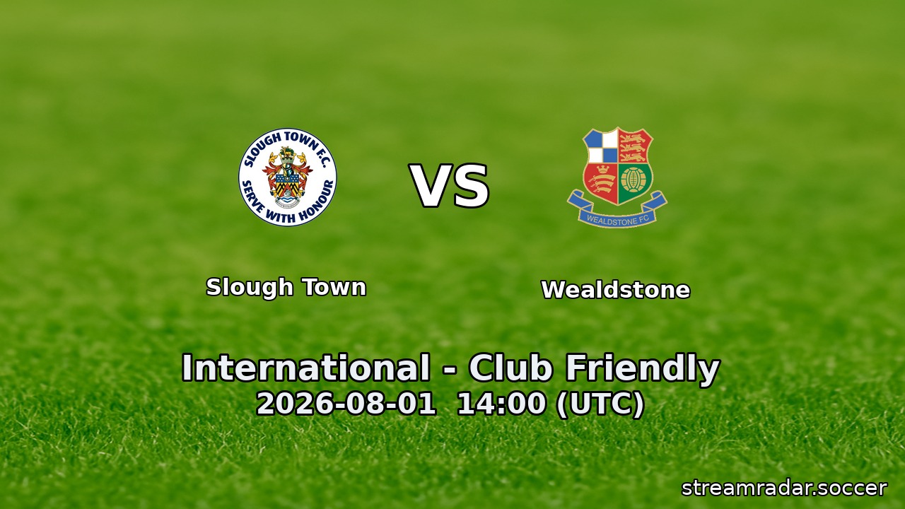 Slough Town vs Wealdstone