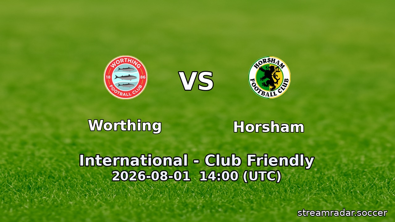 Worthing vs Horsham
