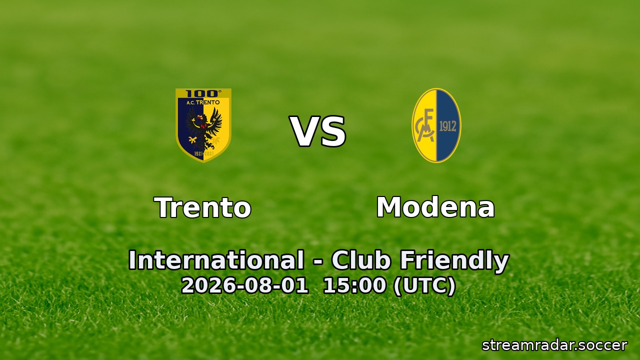 Trento vs Modena