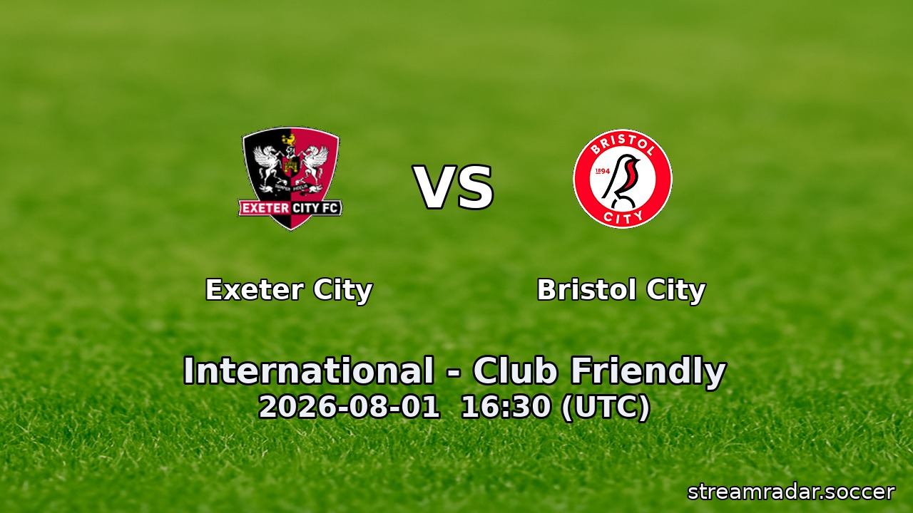 Exeter City vs Bristol City