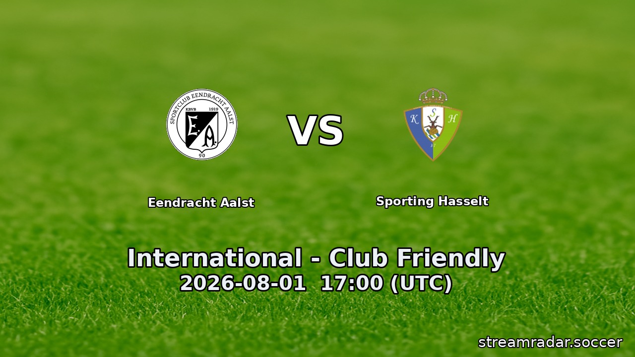 Eendracht Aalst vs Sporting Hasselt