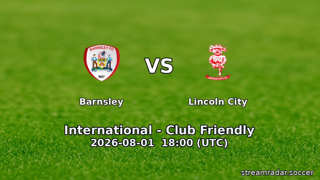 Barnsley vs Lincoln City