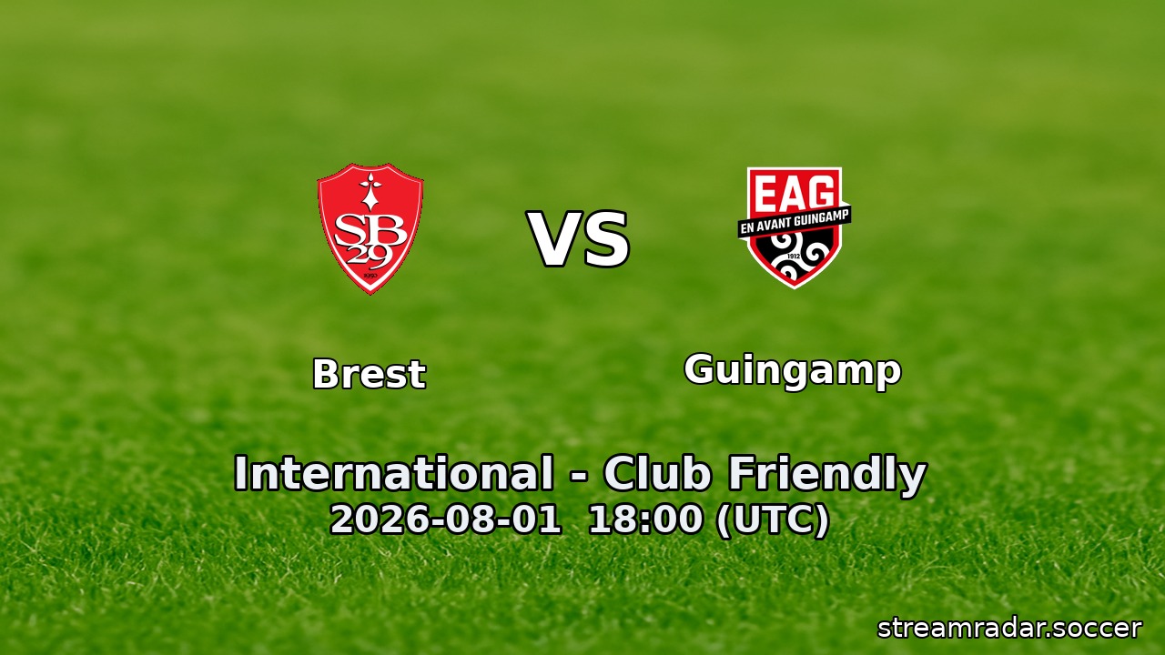 Brest vs Guingamp