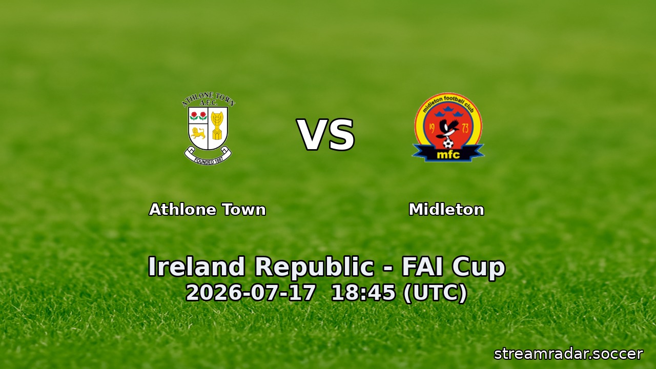 Athlone Town vs Midleton