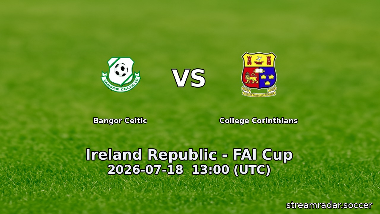 Bangor Celtic vs College Corinthians