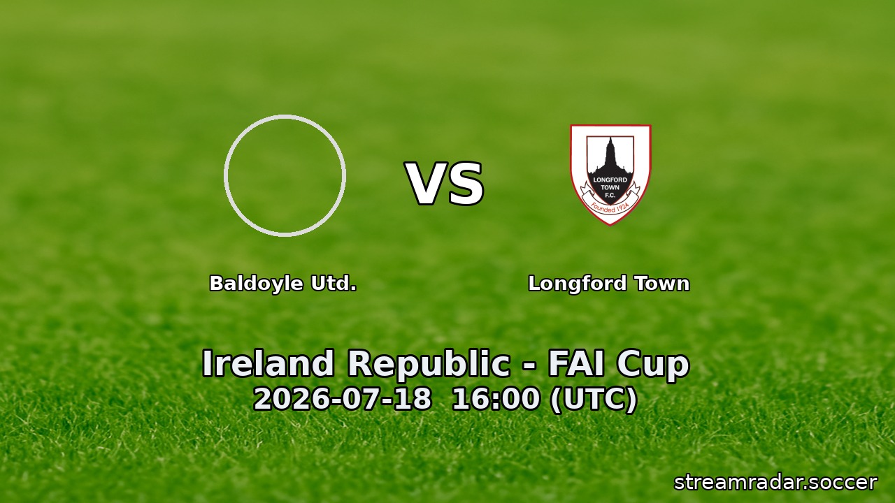 Baldoyle Utd. vs Longford Town