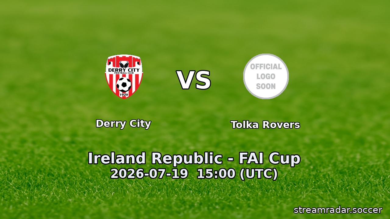 Derry City vs Tolka Rovers