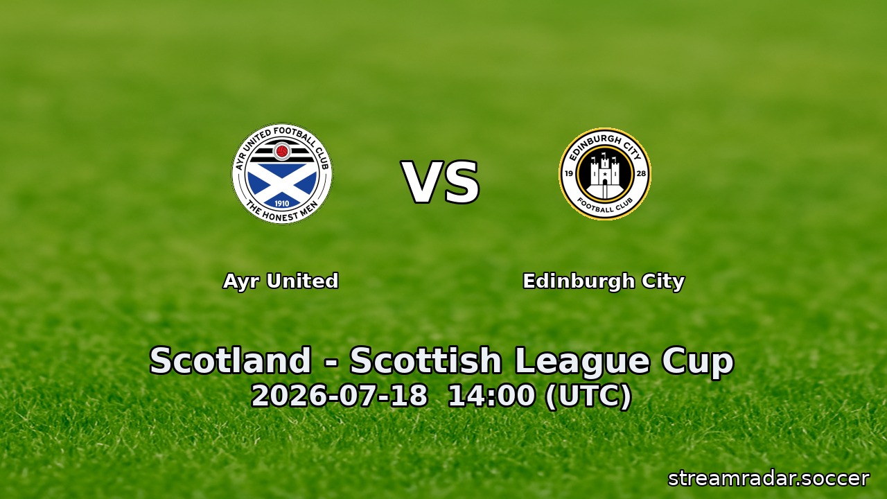 Ayr United vs Edinburgh City