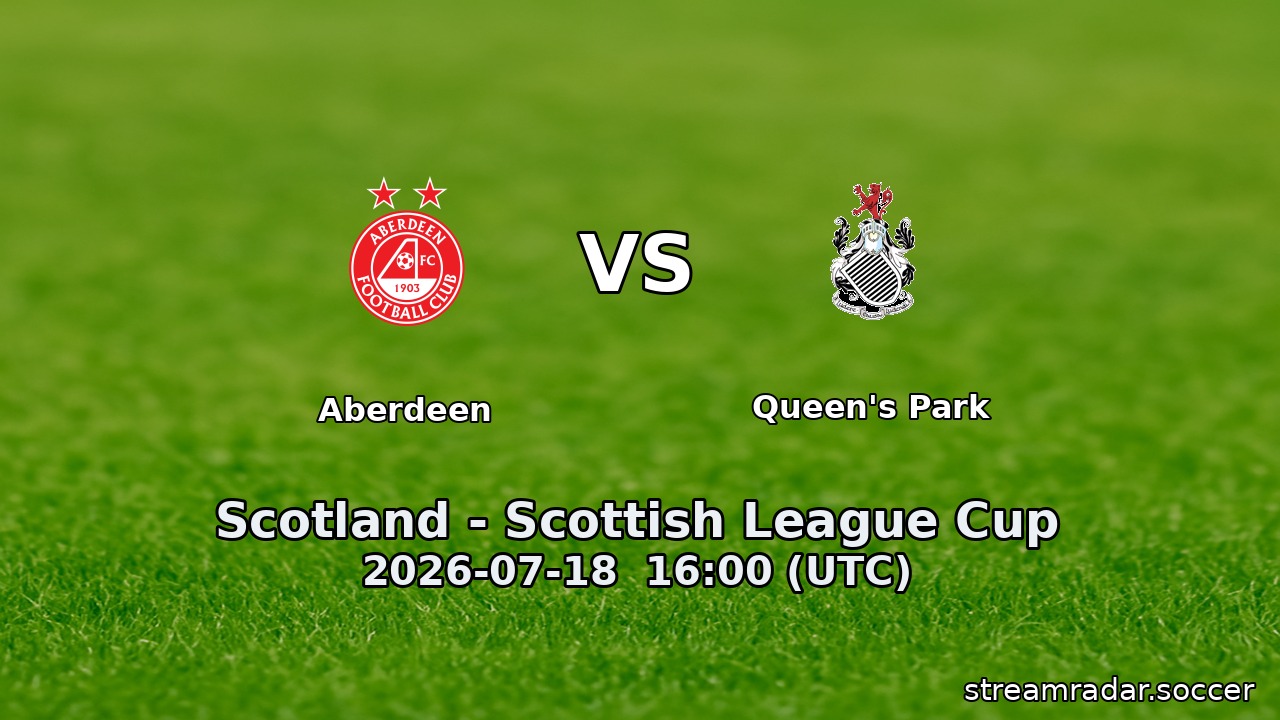 Aberdeen vs Queen's Park