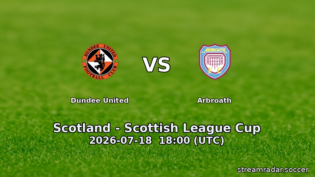 Dundee United vs Arbroath