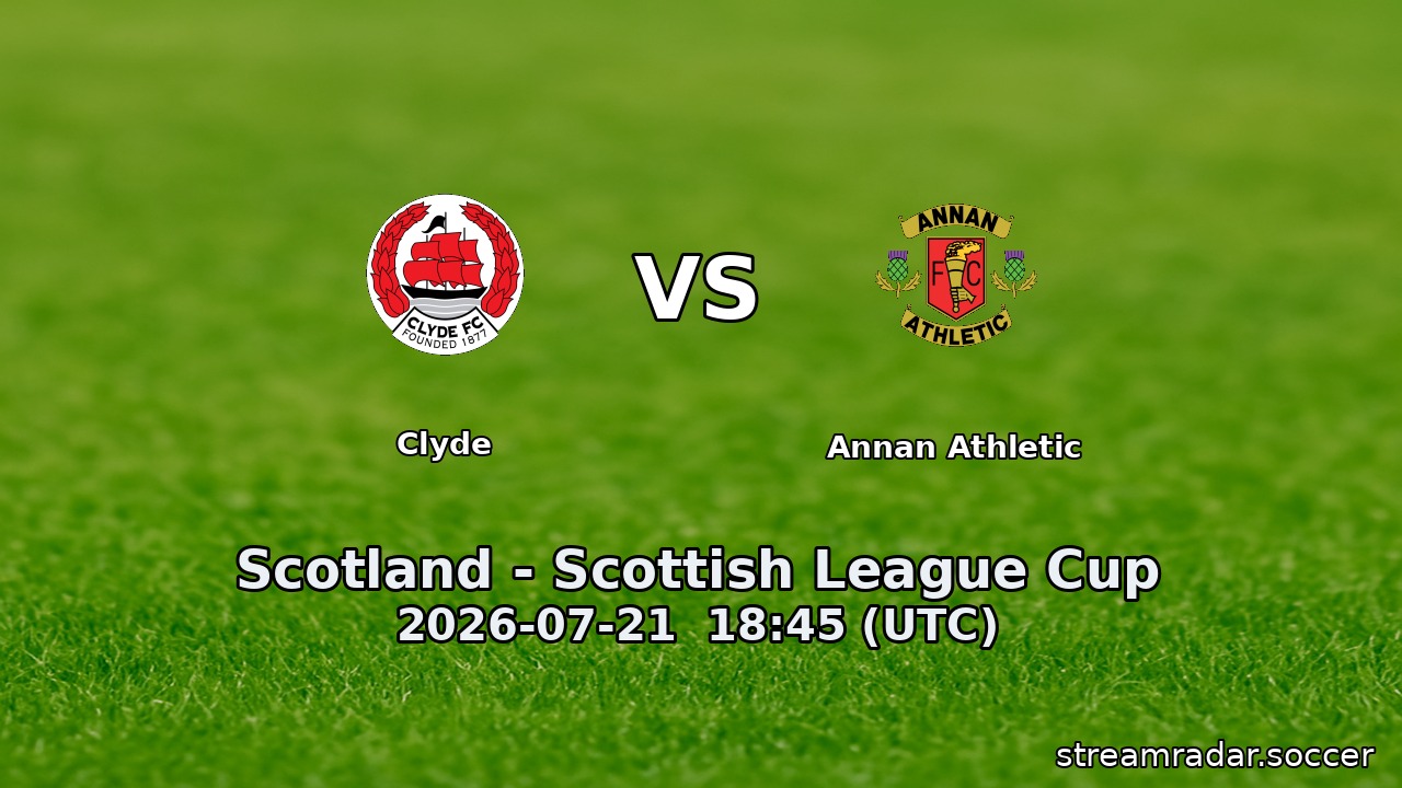 Clyde vs Annan Athletic