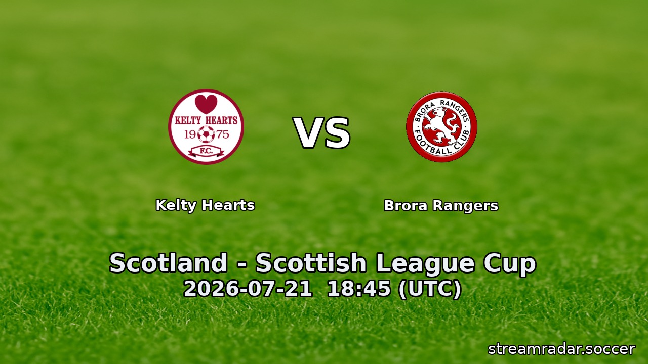 Kelty Hearts vs Brora Rangers