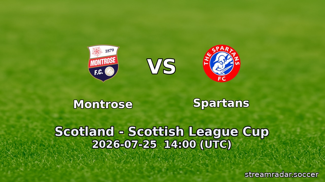 Montrose vs Spartans