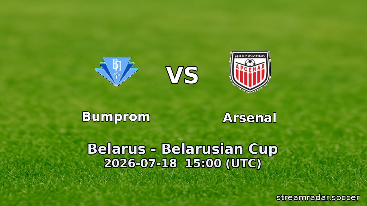 Bumprom vs Arsenal