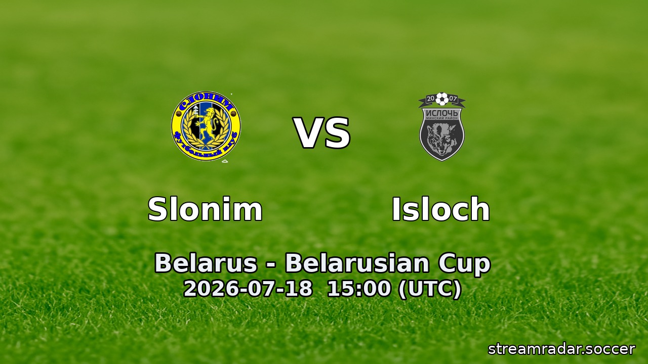 Slonim vs Isloch