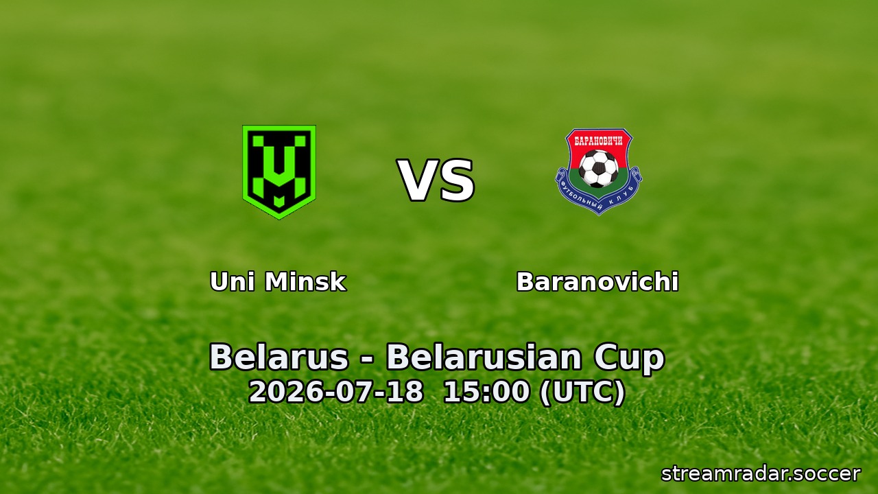 Uni Minsk vs Baranovichi