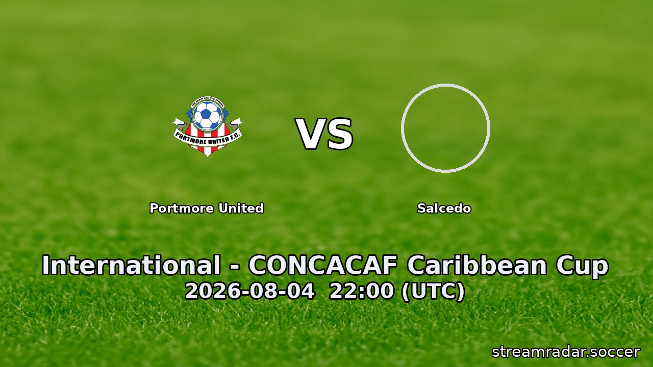 Portmore United vs Salcedo