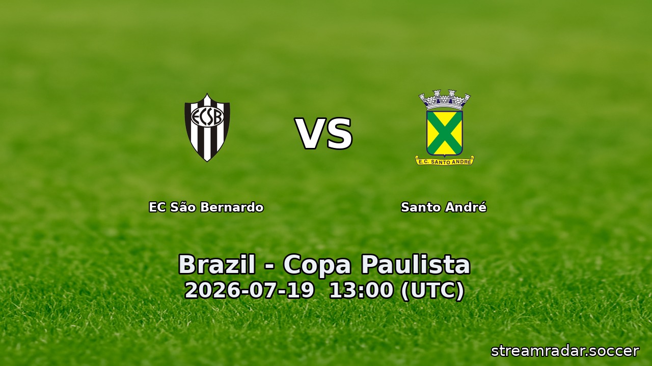 EC São Bernardo vs Santo André