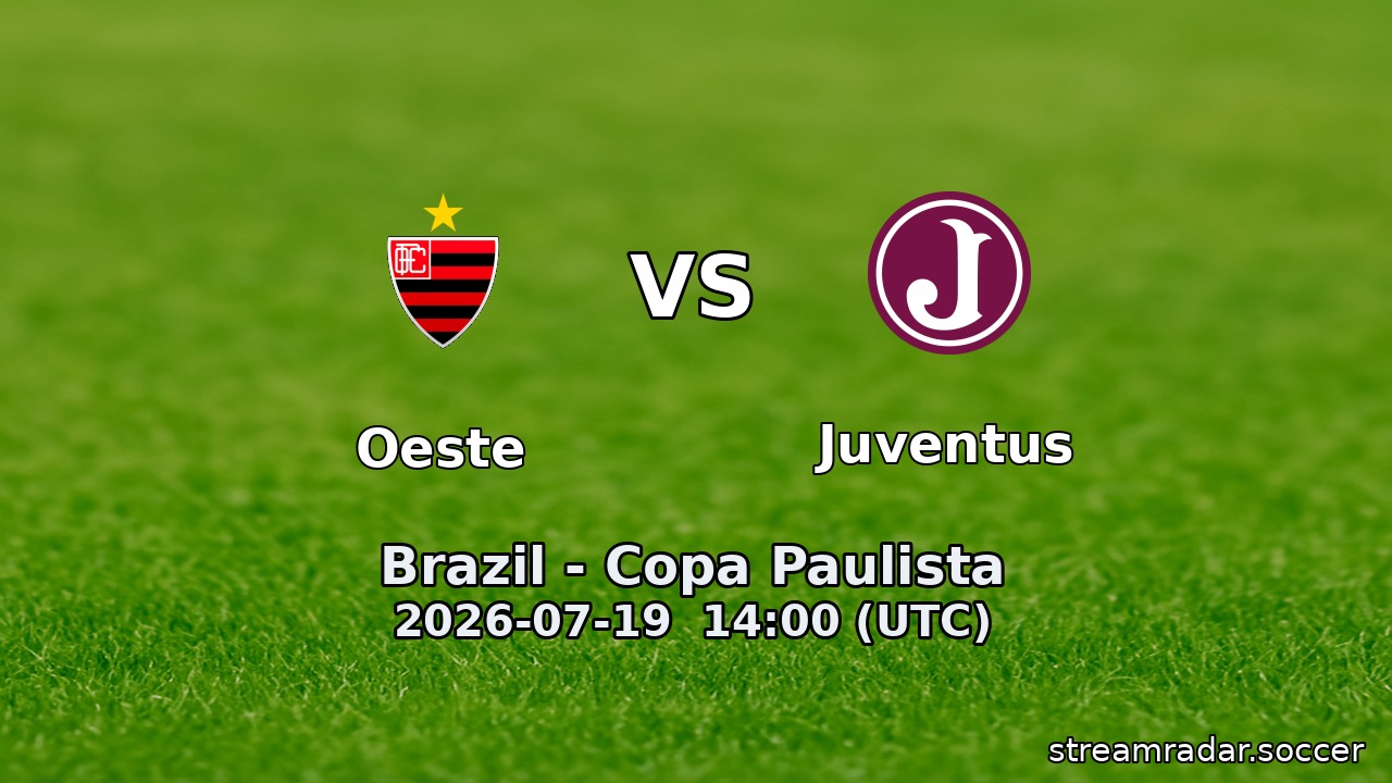 Oeste vs Juventus