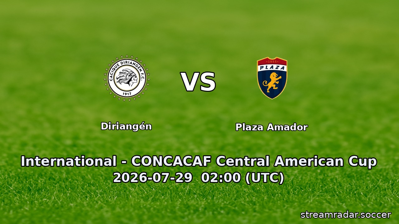 Diriangén vs Plaza Amador