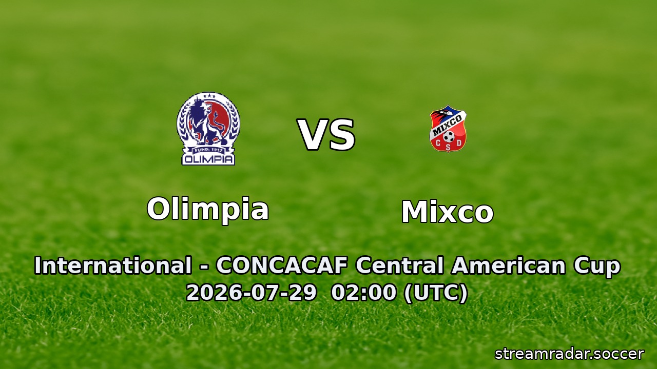Olimpia vs Mixco