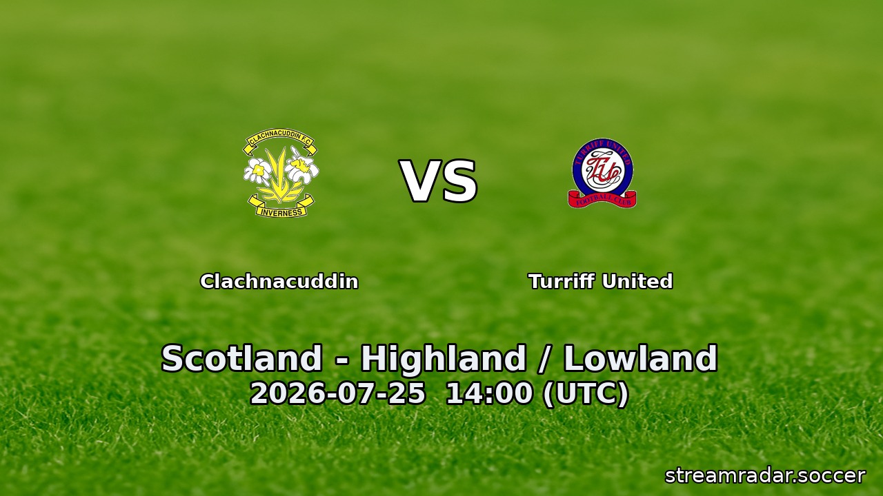 Clachnacuddin vs Turriff United