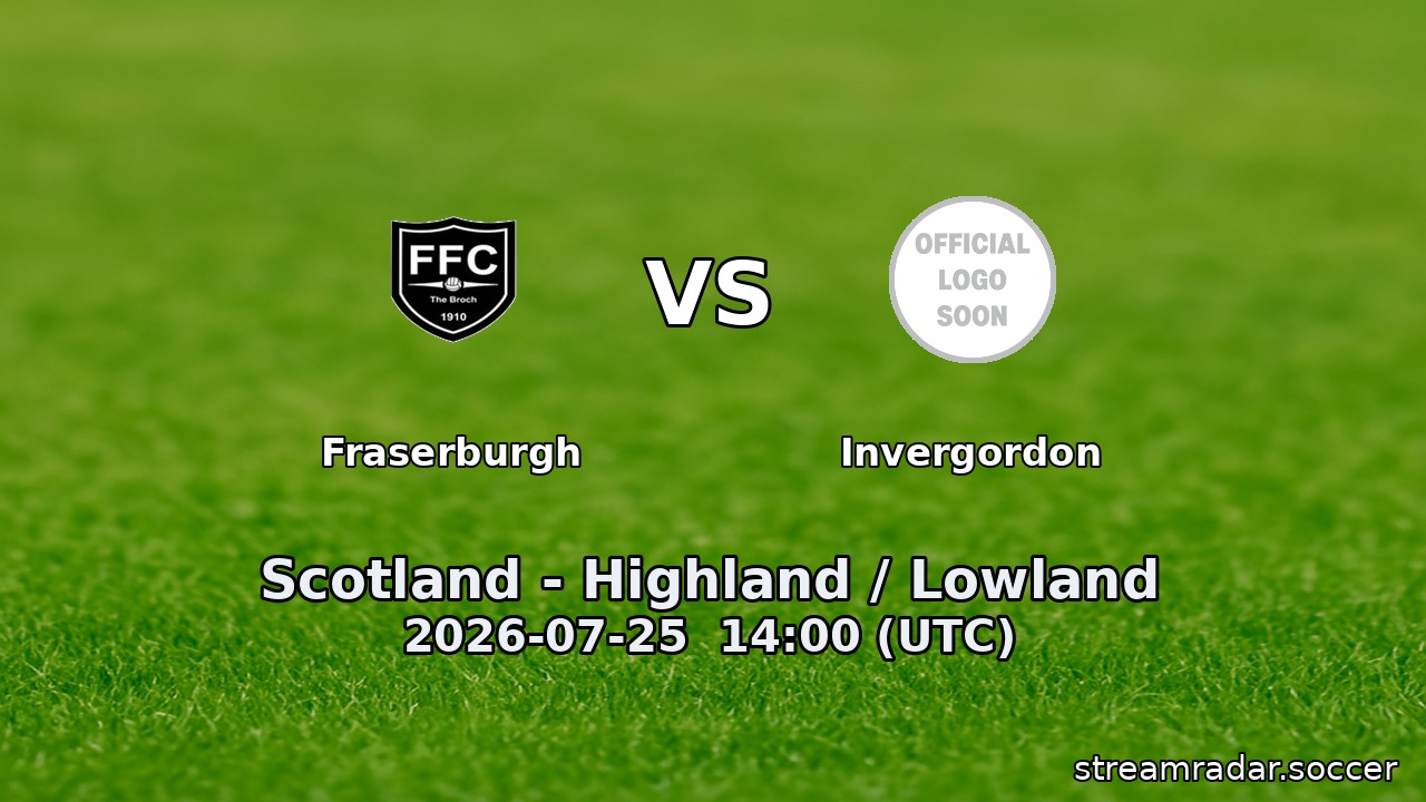 Fraserburgh vs Invergordon
