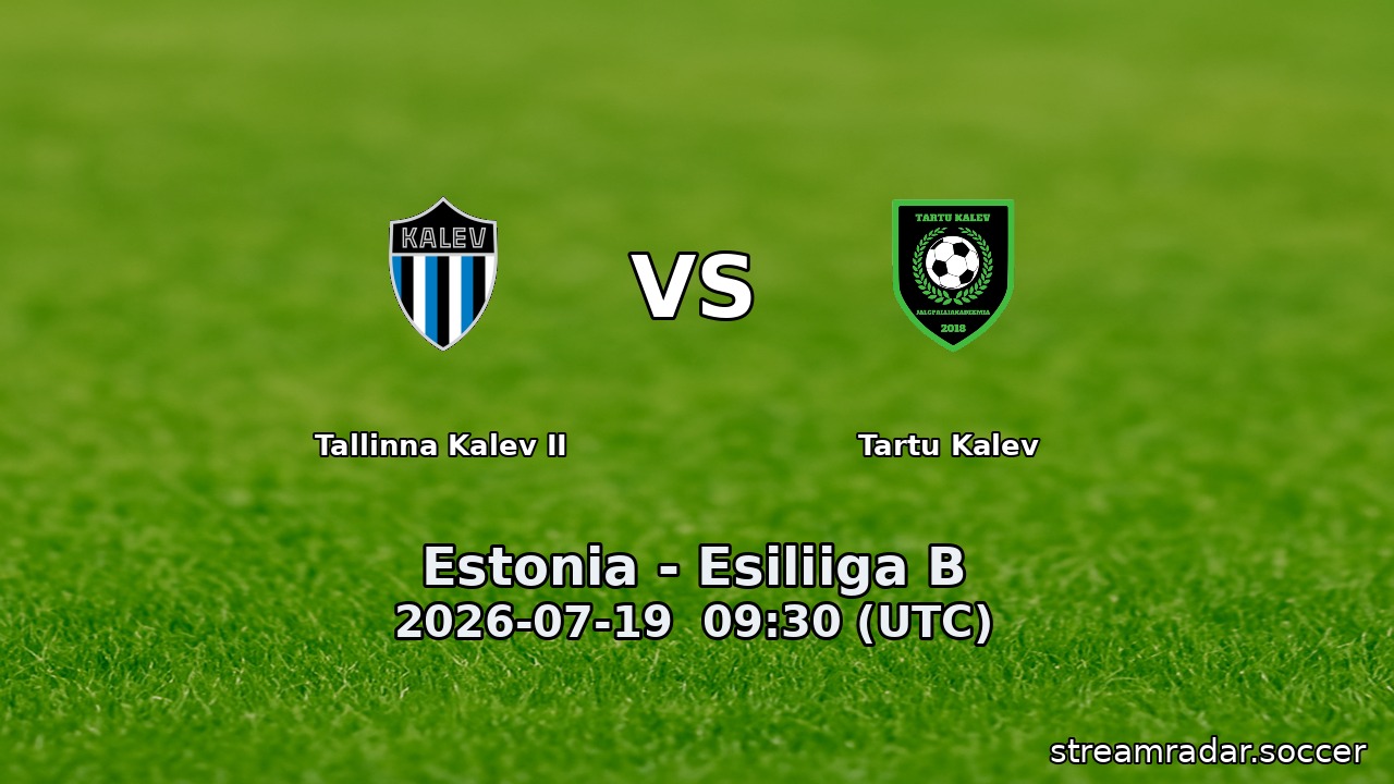 Tallinna Kalev II vs Tartu Kalev
