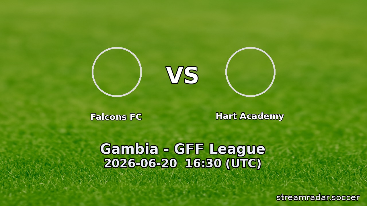 Falcons FC vs Hart Academy