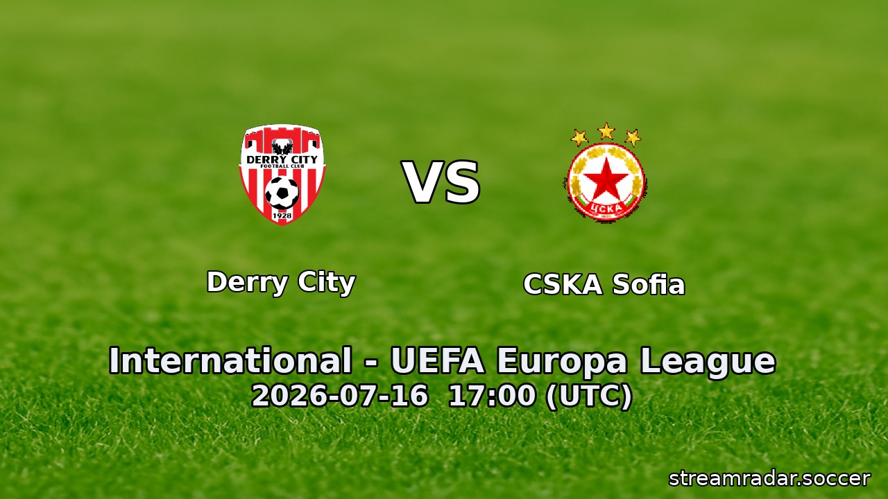 Derry City vs CSKA Sofia