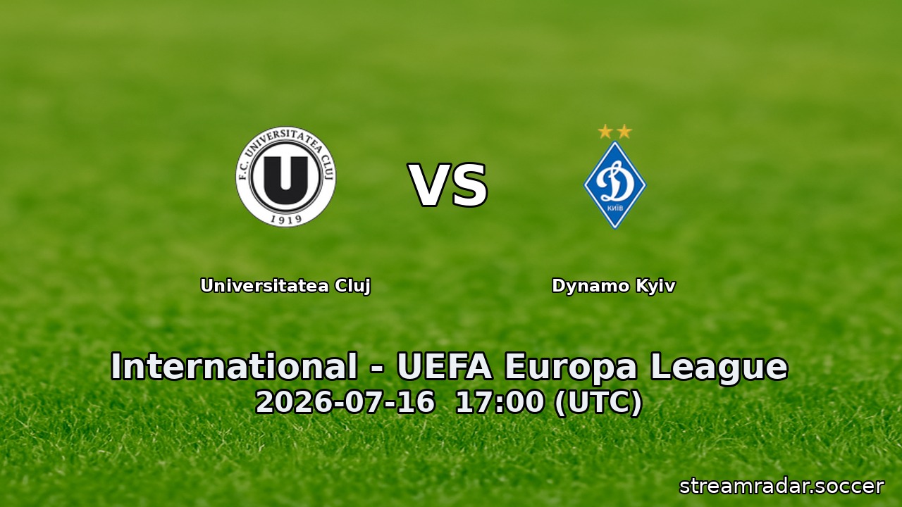 Universitatea Cluj vs Dynamo Kyiv