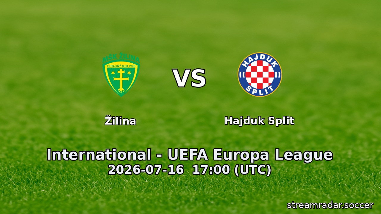 Žilina vs Hajduk Split