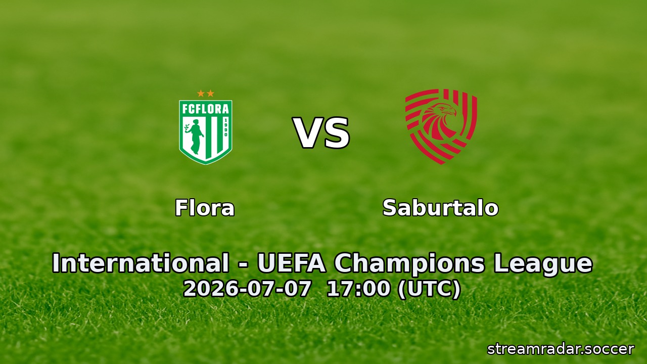 Flora vs Saburtalo