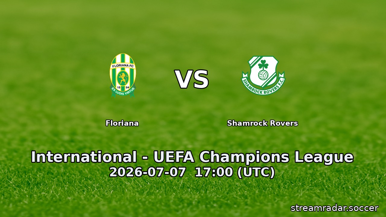 Floriana vs Shamrock Rovers
