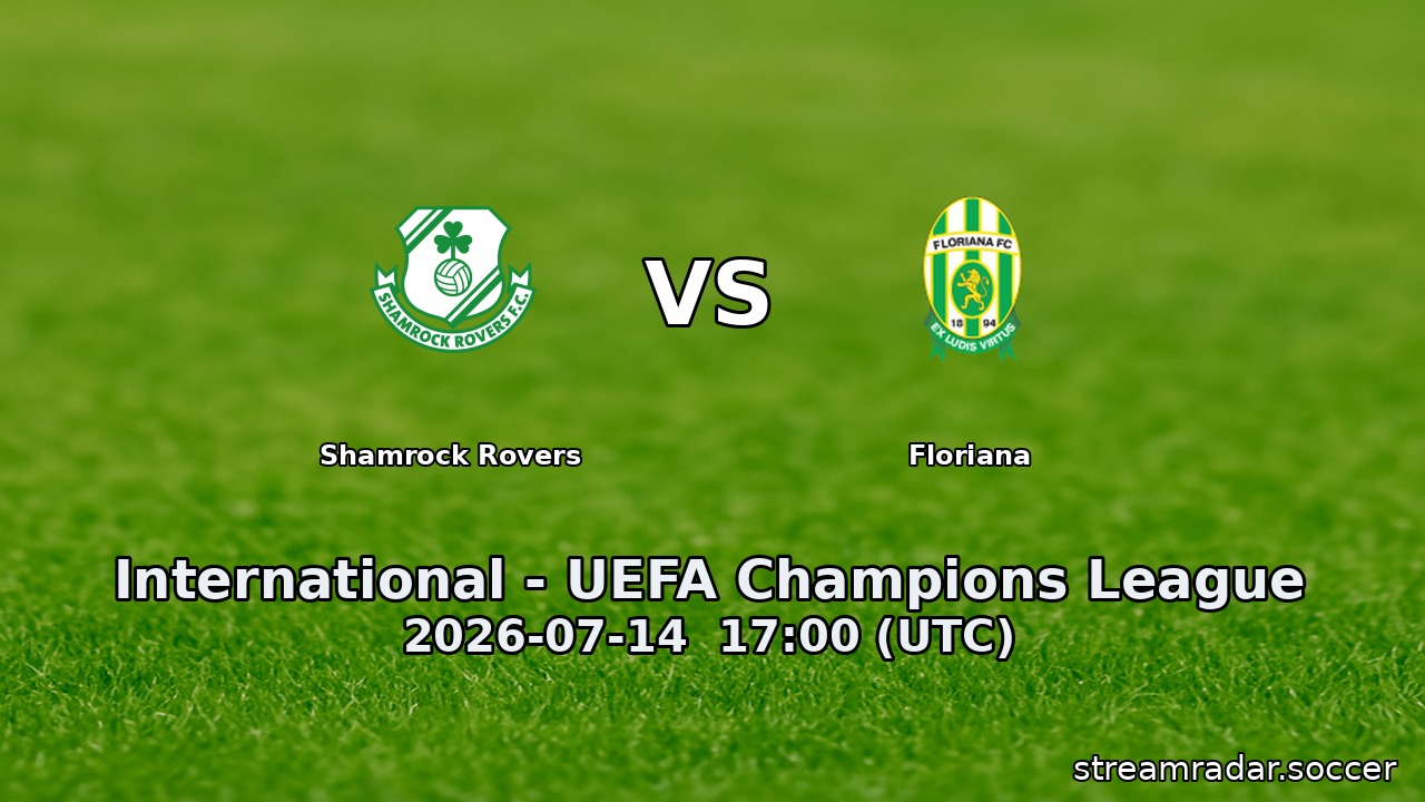 Shamrock Rovers vs Floriana