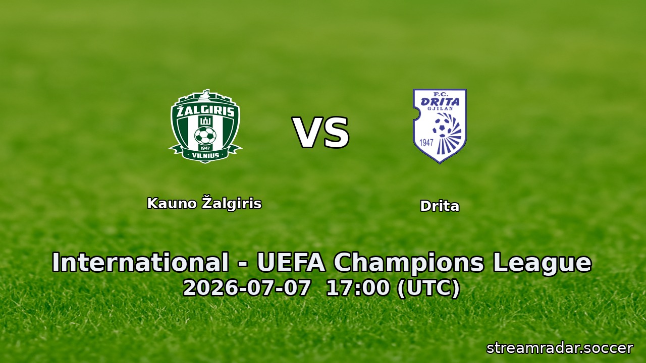 Kauno Žalgiris vs Drita